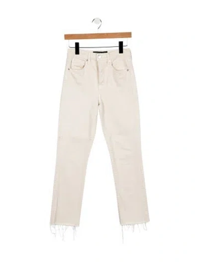 Pre-owned Veronica Beard Low-rise Skinny Leg Jeans In Neutral