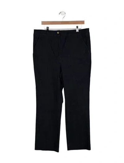 Pre-owned Veronica Beard Low-rise Straight Leg Jeans In Blue