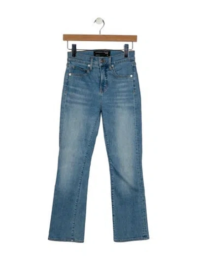 Pre-owned Veronica Beard Low-rise Straight Leg Jeans In Blue