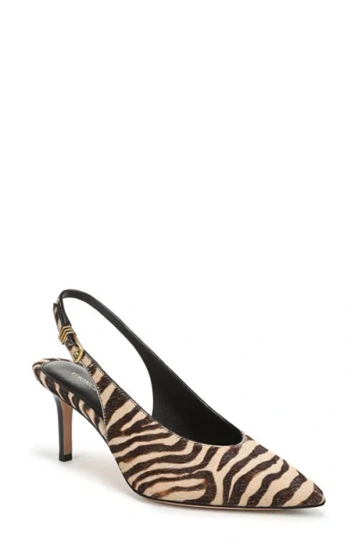 Veronica Beard Luciana Slingback Pump In Animal Print