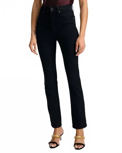 Veronica Beard Lydia High Rise Ultra Slim Jeans In Onyx In Black