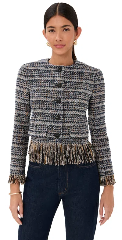 VERONICA BEARD LYONS JACKET NAVY MULTI