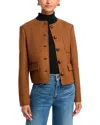 Veronica Beard Lyssa Wool-blend Jacket In Deep Ochre