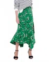 Veronica Beard Mac Skirt In Green Multi In Green