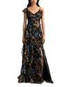 Veronica Beard Madeline Silk Maxi Dress In Multi