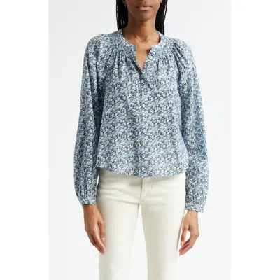 Veronica Beard Madge Floral Cotton Blend Button-up Shirt