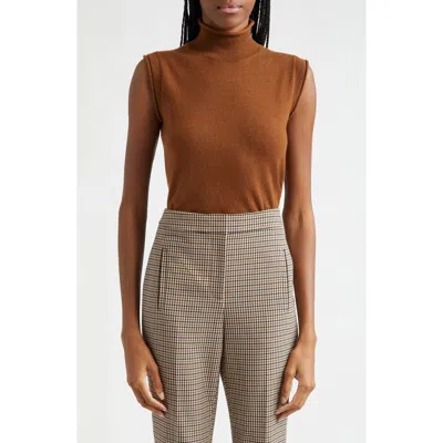 Veronica Beard Mahalia Cashmere Sweater Tank In Whisky