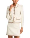 Veronica Beard Makayla Jacket In Ecru