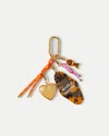 Veronica Beard Make It Happen Cluster Bag Charm In Orange