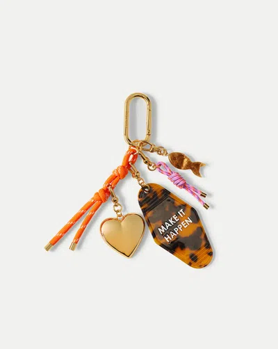 Veronica Beard Make It Happen Cluster Bag Charm In Orange