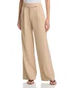 Veronica Beard Marbeau High Waist Wide Leg Pants In Neutral