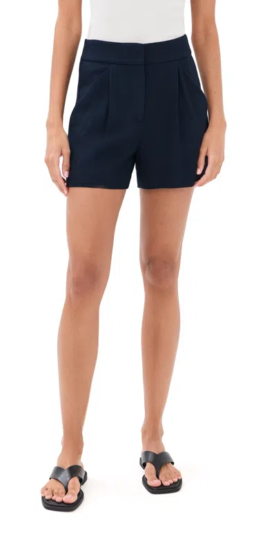Veronica Beard Marbeau Shorts Navy In Blue