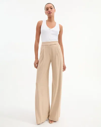 Veronica Beard Marbeau Wide-leg Pant In Brown