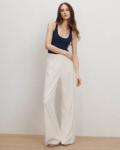 Veronica Beard Marbeau Wide-leg Pant In Gray