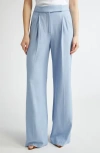 Veronica Beard Marbeau Wide-leg Pants In Bluebell