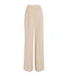 Veronica Beard Marbeau Wide-leg Trousers In Beige