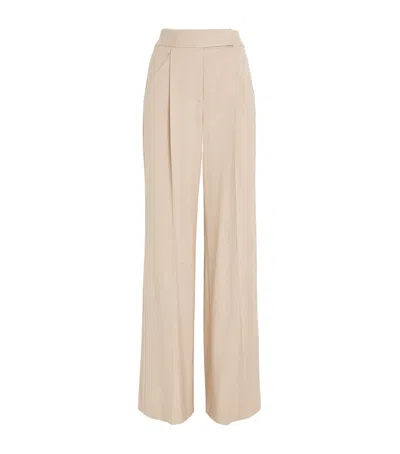 Veronica Beard Marbeau Wide-leg Trousers In Neutrals