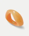 Veronica Beard Marbled Resin Bangle In Orange