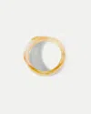 Veronica Beard Marbled Resin Bangle In White