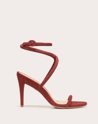 Veronica Beard Marceline Strappy Sandals In Red