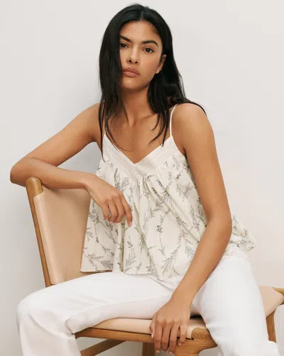 Veronica Beard Mariale Floral Tank Top In Multi