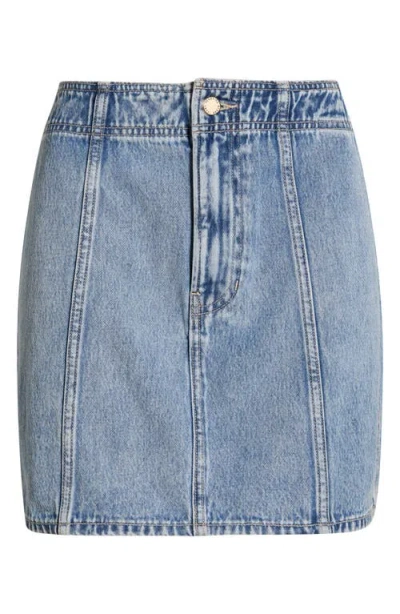 Veronica Beard Marquita Denim Miniskirt In Blue
