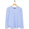 Veronica Beard Mason Stripe Long Sleeve T-shirt
