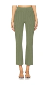 Veronica Beard Massaro Pant In Stone Army