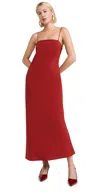 VERONICA BEARD MAVIS DRESS CRIMSON