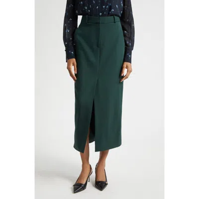 Veronica Beard Maxine Front Slit Skirt In Multi