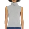 Veronica Beard Mazzy Cashmere Shell In Heather Grey In Gray