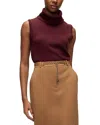 Veronica Beard Mazzy Cashmere Sweater In Burgundy