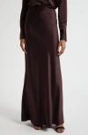 Veronica Beard Medina Silk Blend Maxi Skirt In Brown