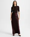 Veronica Beard Medina Silk Maxi Skirt