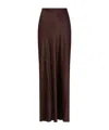 Veronica Beard Medina Silk Blend Maxi Skirt In Black