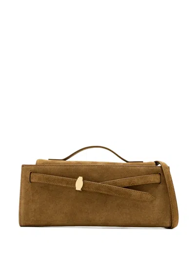 Veronica Beard Medium Contrast-stitching Tote Bag In Brown