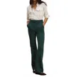 Veronica Beard Melvin Flared Pants In Dark Hunter Green In Multi