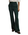 Veronica Beard Melvin Flared Pants In Dark Hunter Green In Green
