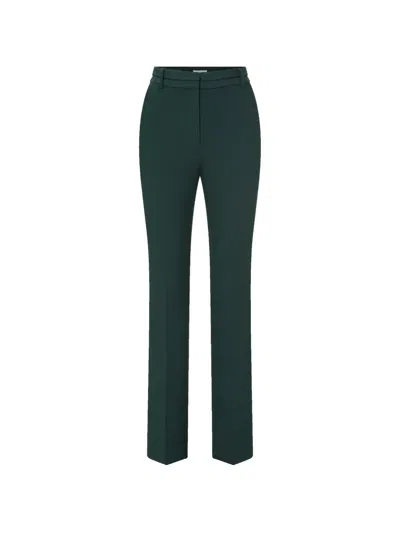 Veronica Beard Melvin Tailored Trousers In Green