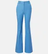 Veronica Beard High-waist Palazzo Pants In Blue