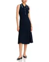 Veronica Beard Meralda Midi Dress In Navy
