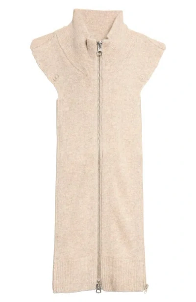 Veronica Beard Merino Wool & Cashmere Uptown Dickey In Neutral