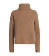 Veronica Beard Merino Wool-cashmere Matilda Sweater In Brown