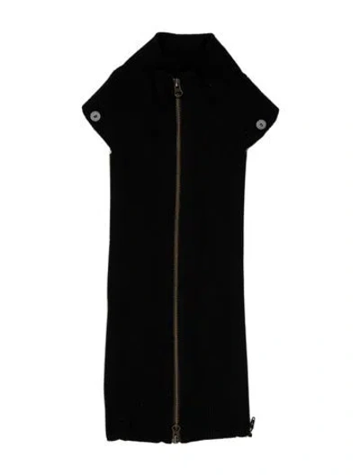 Pre-owned Veronica Beard Merino Wool Dickey In Black