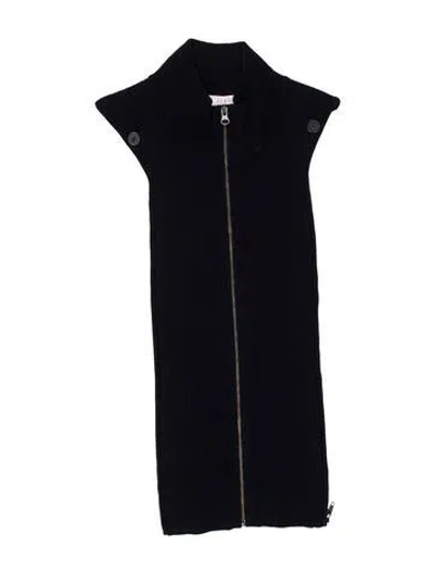 Pre-owned Veronica Beard Merino Wool Dickey In Blue