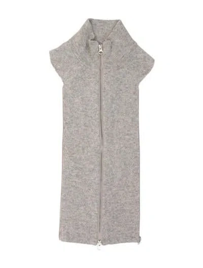 Pre-owned Veronica Beard Merino Wool Dickey In Gray