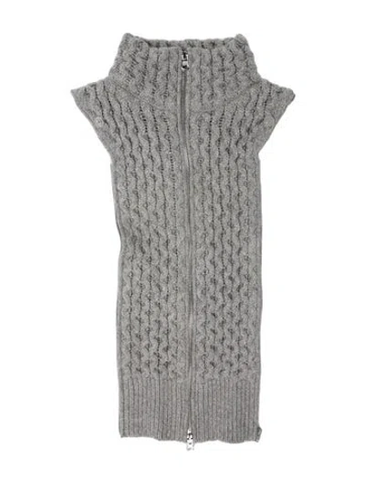 Pre-owned Veronica Beard Merino Wool Dickey In Grey