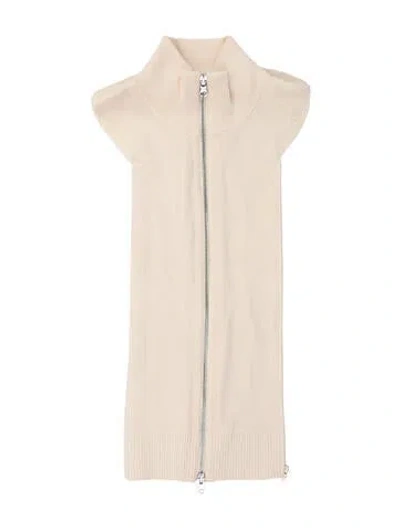 Pre-owned Veronica Beard Merino Wool Dickey In Neutral