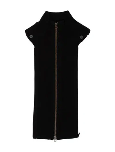 Pre-owned Veronica Beard Merino Wool Mock Neck Sweater W/ Tags In Black