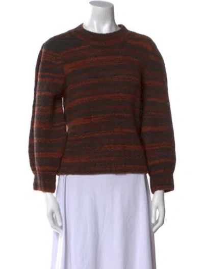 Pre-owned Veronica Beard Merino Wool Striped Sweater In Multi